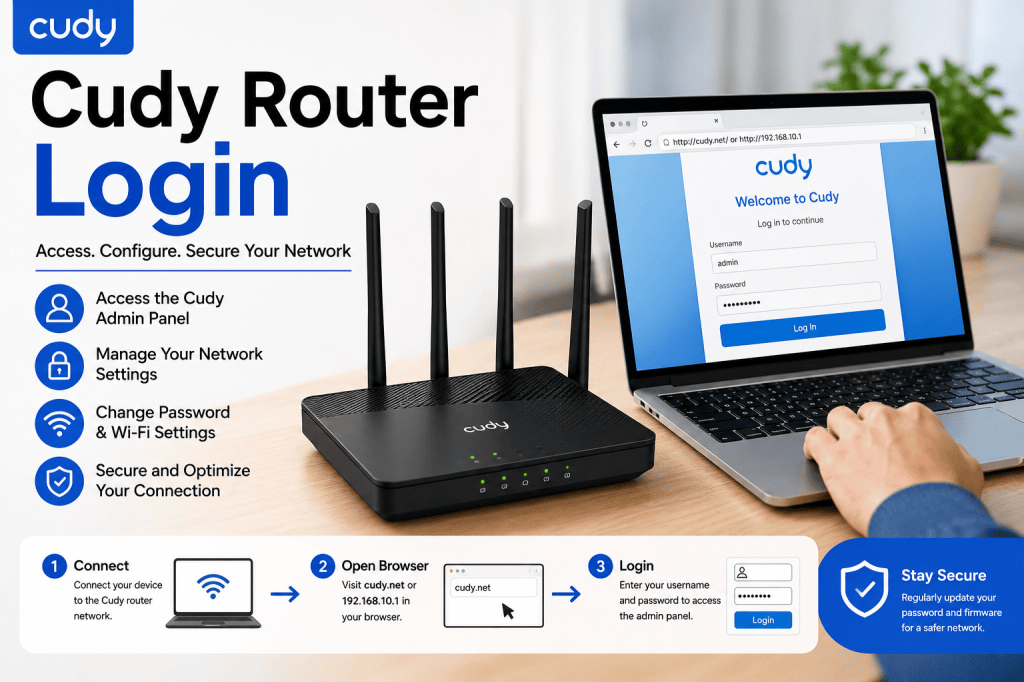 Cudy Router Login: How to Access the Admin&nbsp;Panel